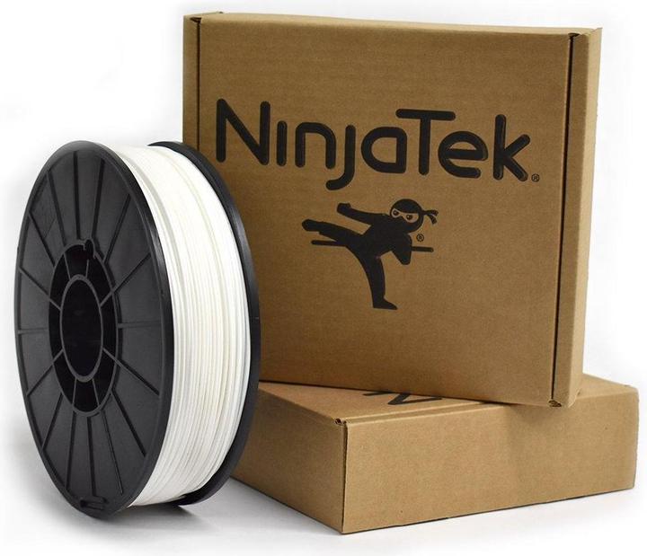 Actual product image NinjaTek NinjaFlex Filament - 1.75mm - 1 kg - Snow White (TPE, 1000 g)