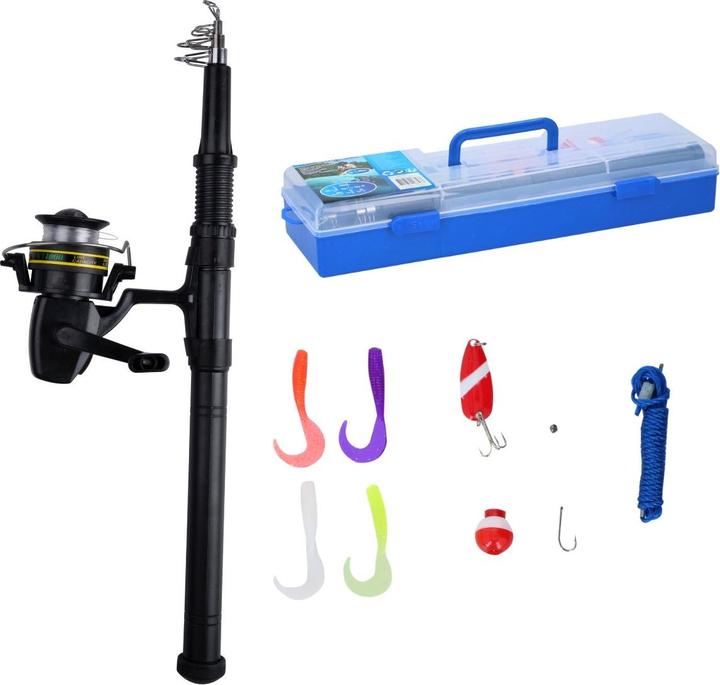 Fish active Telescopic Fishing Rod Set (Fishing set, Telescope)