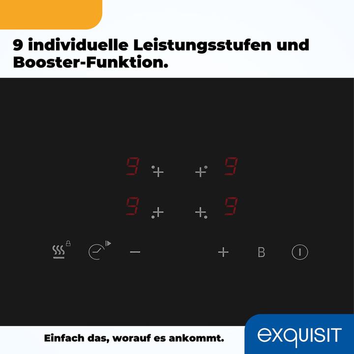 Produktbild Exquisit EKI 600 - SF-B380 (59 cm, Induktionskochfeld)