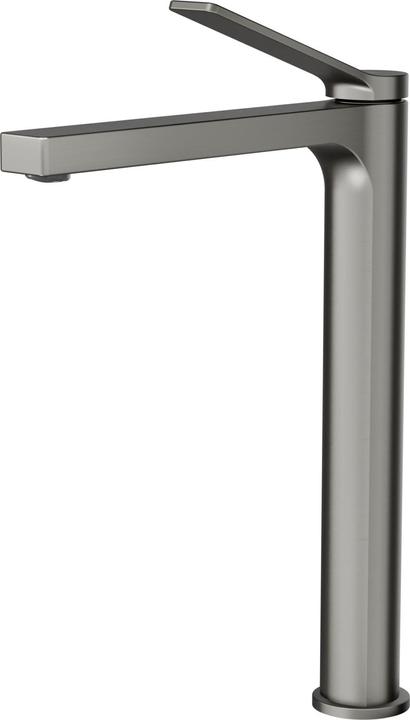 Immagine prodotto Emke Rubinetto bagno, antracite, miscelatore lavabo, ottone, con aeratore, cartuccia in ceramica, e