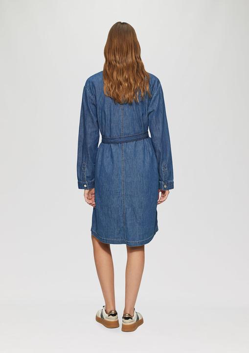 Produktbild S.Oliver Kleid Jeans-Hemdkleid im Relaxed Fit mit Bindegürtel (44)