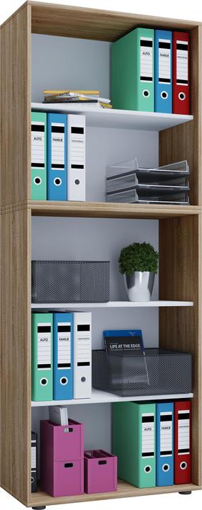 Actual product image VCM Wood office cabinet filing rack Lona 5 compartments (70 x 40 x 184 cm)
