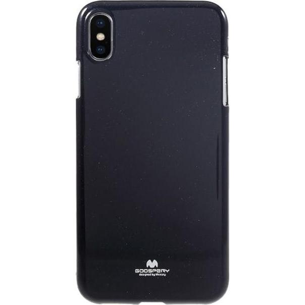 Goospery Pearl Jelly Series (Apple iPhone XS Max), Smartphone Hülle, Schwarz