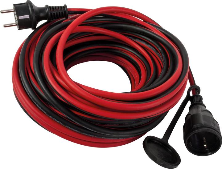 Produktbild REV 0017050614 Strom Verlängerungskabel 16 A Rot, Schwarz 5 m (5 m, CEE 7/3)
