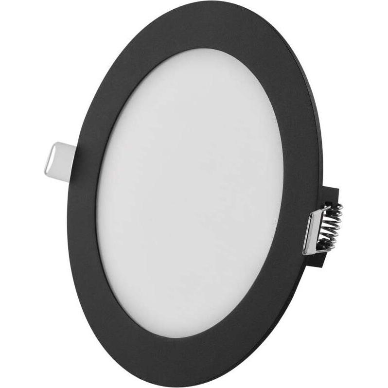 Emos, Wandleuchte + Deckenleuchte, LED-Einbauleuchte NEXXO, rund, schwarz, 12,5W, mit Change CCT (1050 lm)
