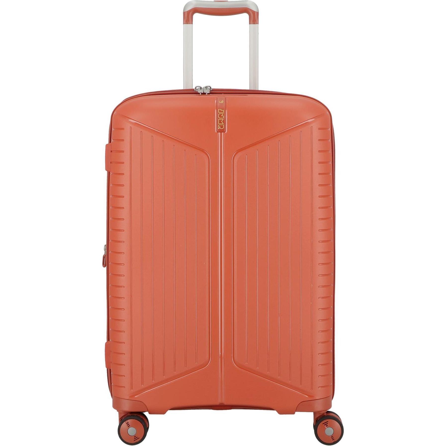 Thumbnail - Jump, Koffer, Evae 4 Rollen Trolley 66 cm mit Dehnfalte, Orange, (70 l, M (50 - 90l))