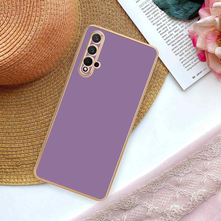 Produktbild Cadorabo Hülle für Honor 20 / 20S / Huawei NOVA 5T im TPU mit Kameraschutz LM130 Style (Huawei Nova 5T, TCL 20S, LG K20)