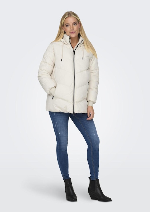Immagine prodotto Only Maternity Giacca trapuntata maternità con cappuccio Cappotto trapuntato (XL)