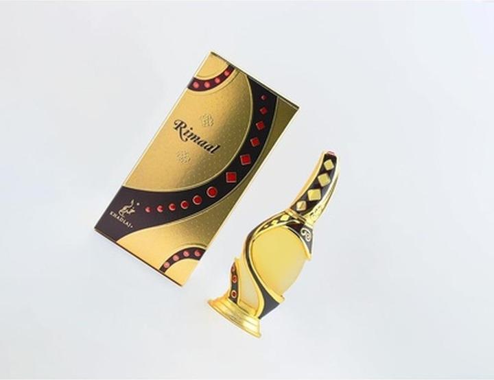 Actual product image Khadlaj Rimaal Brown - Alcohol-Free Perfumed Oil - 15 ml (Extrait De Parfum, 15 ml)