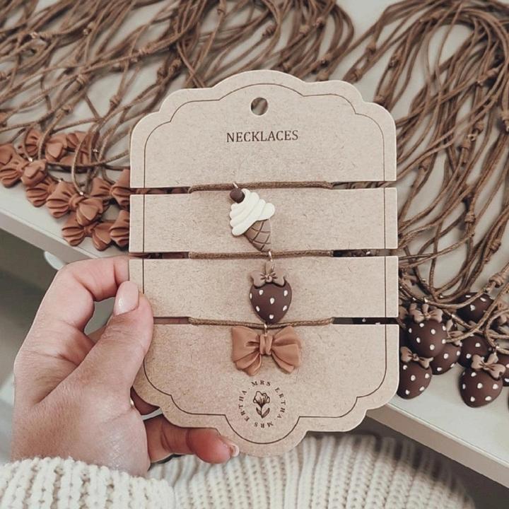 Image du produit Mrs. Ertha Mrs Ertha - Collier Bow Candy Rainbow