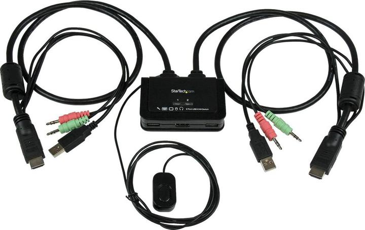 Produktbild StarTech 2 Port HDMI Cable Kvm Switch
