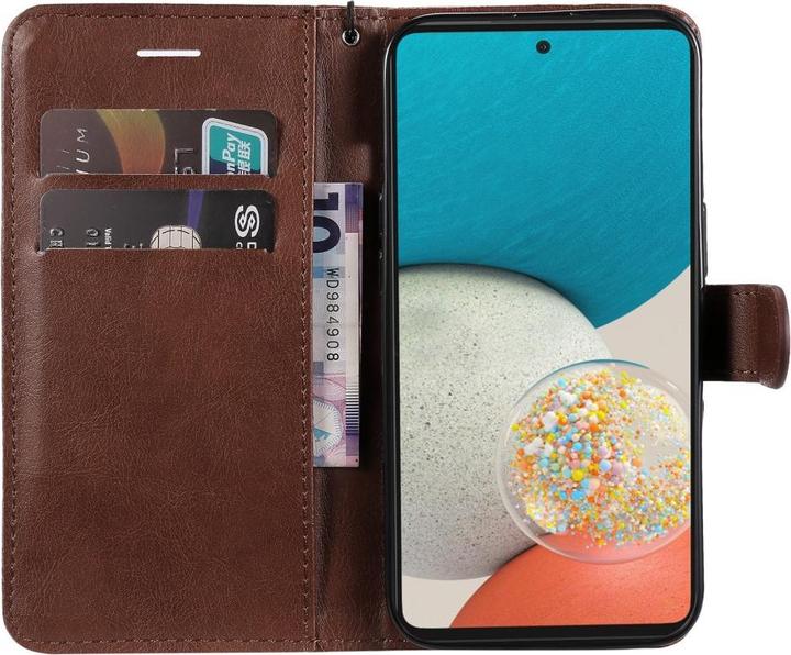 Actual product image Cover-Discount Galaxy A53 5G - leather case cover brown (Samsung Galaxy A53 5G)