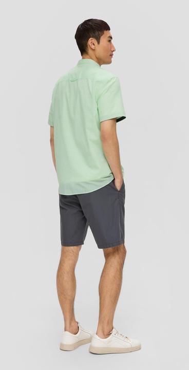 Image du produit S.Oliver Hemd Regular Fit: Hemd mit Stehkragen aus leichtem Strukturmaterial (L)