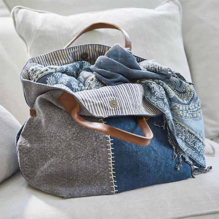 Immagine prodotto Loberon Borsa Deux-Parts blu/grigio