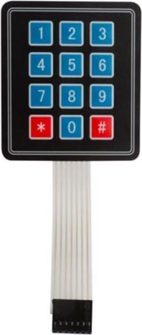 Produktbild Whadda Tastatur 3 x 4 Matrix mit Folie