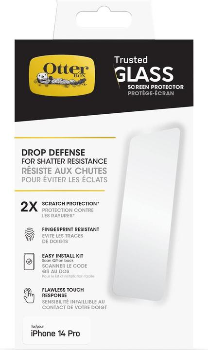 Actual product image OtterBox Trusted Glass (1 pcs., Apple iPhone 14 Pro)