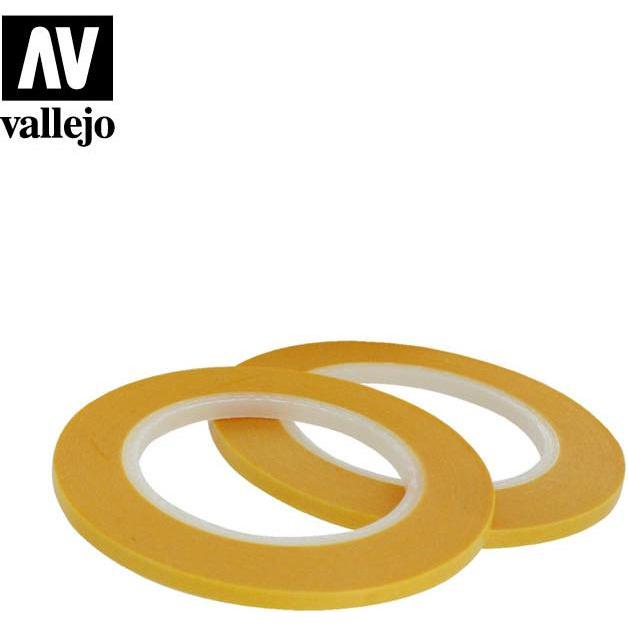 Vallejo Precision Masking Tape 3mmx18m - Twin Pack (T07004)