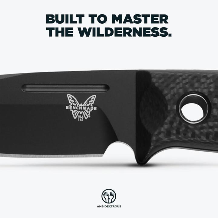 Image du produit Benchmade Mini Bushcrafter 165BK (8.59 cm)