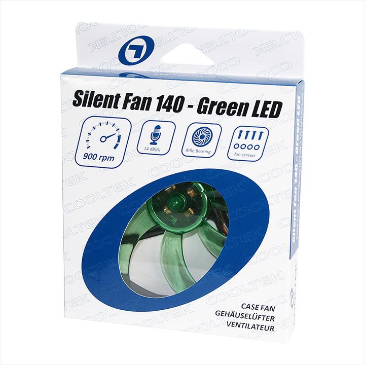 Produktbild Cooltek Silent Fan 140 LED - 900 U/Min (140 mm, 1 x)