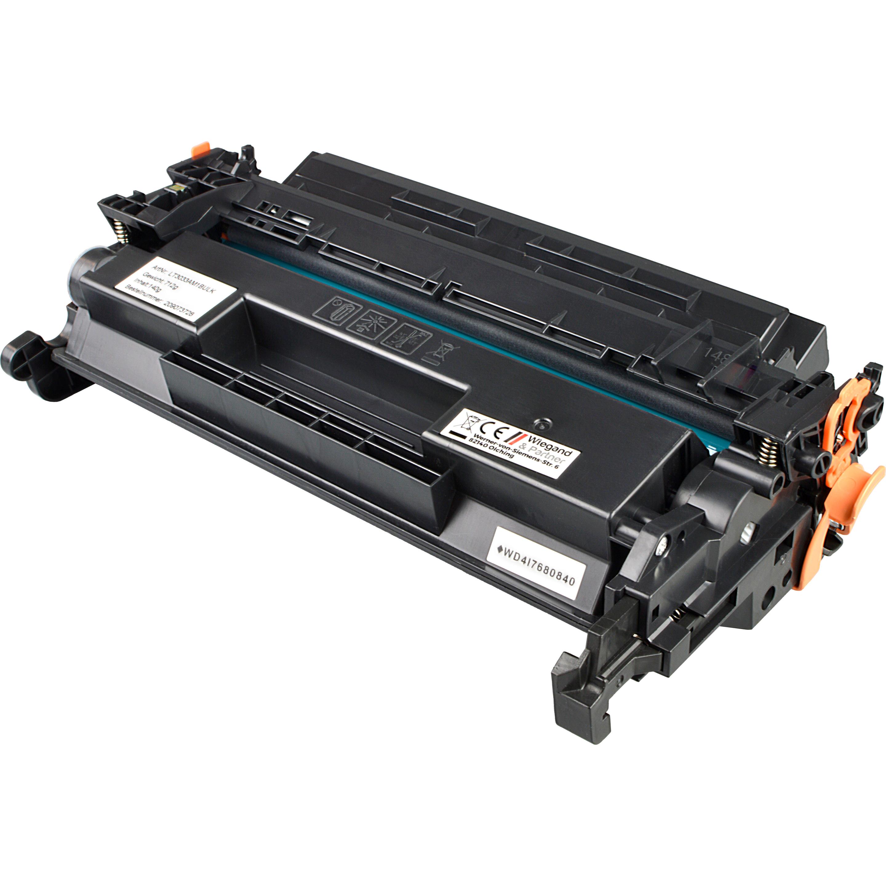 W&P, Toner, Recycling Toner ersetzt Canon 5639C002 070 schwarz (BK)