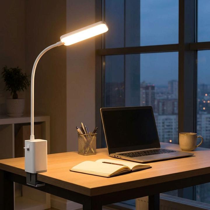 Produktbild Nedis LED-Schreibtischlampe | Dimmbar | 1 Lichtmodus | 90 lm | Wiederaufladbar | Berührungsfunktion