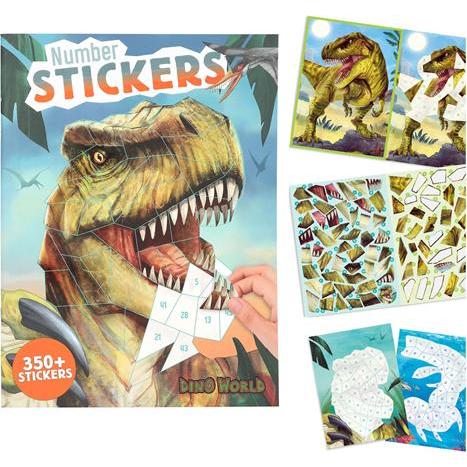 Thumbnail - Magni, Sticker, DEPESCHE DINO World Stickerbuch Number Sticker