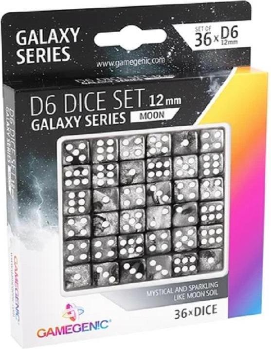 Image du produit Gamegenic Set de 36 Dés D6 - Galaxy Series : Moon