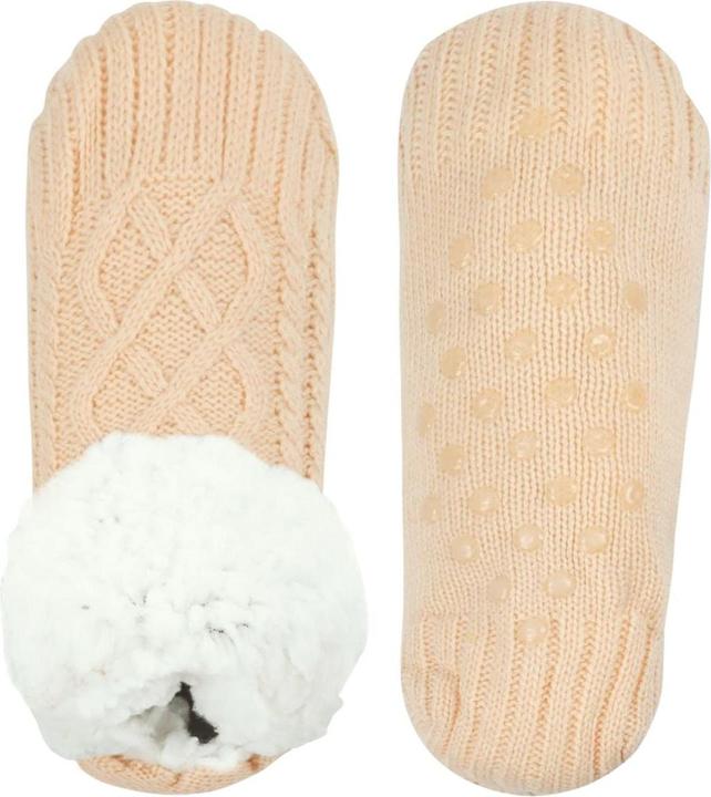 Produktbild Hermex Hausschuhe Gr. 35-38 Wintersocken Kuschelsocken Fuzzy-Socken Pantoffeln (35, 36, 37, 38)