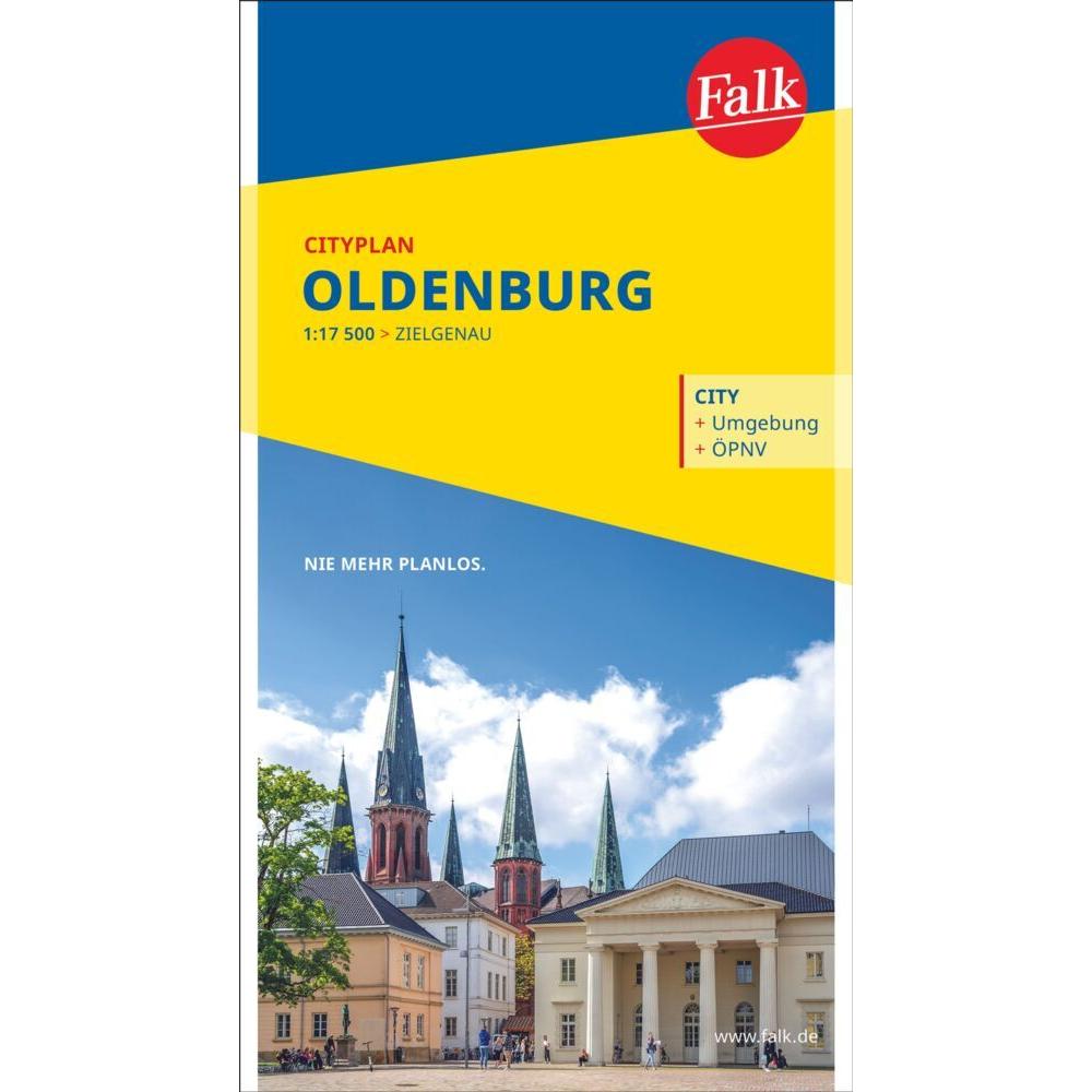 Cityplan Oldenburg 1:16.000, Landkarte