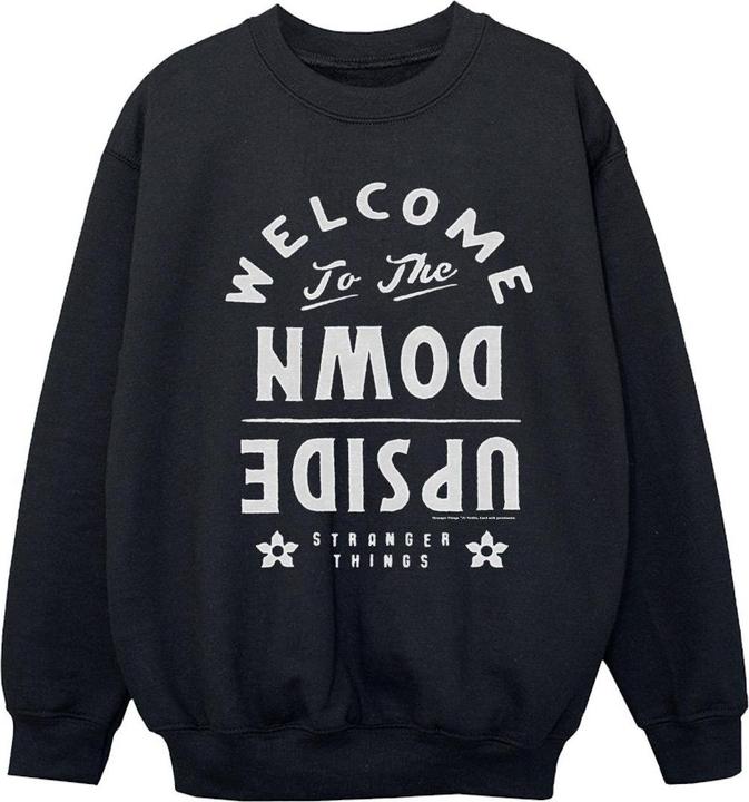 Produktbild Netflix Stranger Things Welcome To The Upside Down Sweatshirt Mädchen (128)
