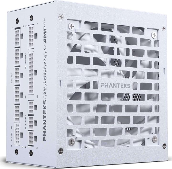 Phanteks AMP GH 850W 80 PLUS Gold Netzteil, PCIe 5.1, ATX 3.1 - 850 Watt, weiss (850 W)