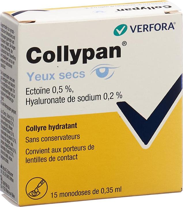Image du produit Collypan Yeux secs monodose (0.35 ml, 15 pièces)