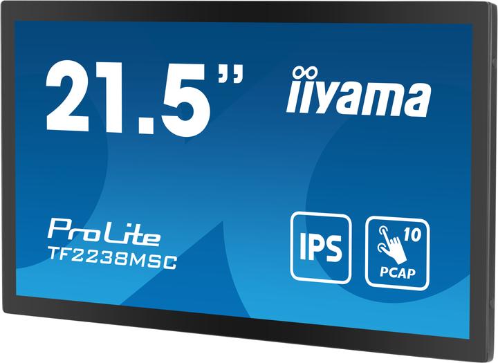 Actual product image iiyama Dis Public 22 TF2238MSC-B1 TOUCH (1920 x 1080 pixels, 21")