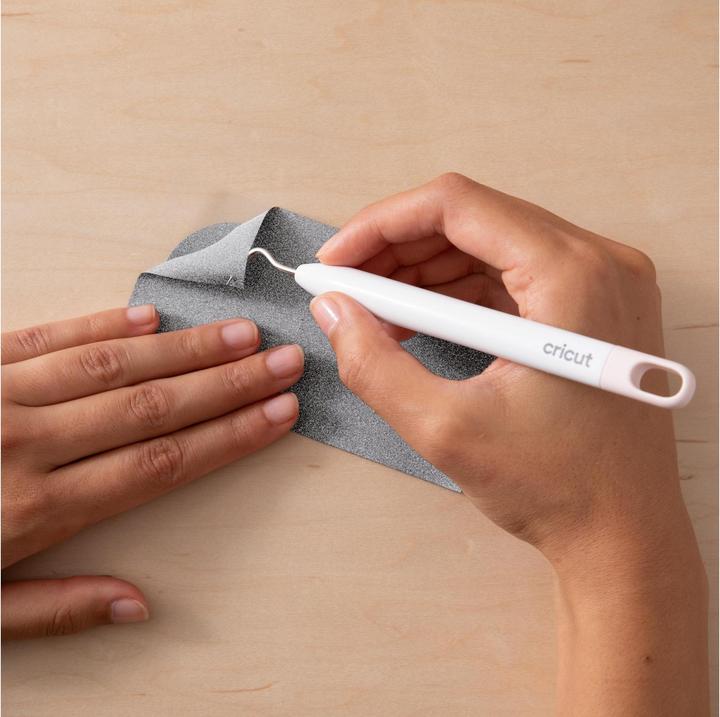 Produktbild Cricut Aufbügelfolie Smart Iron-On 21 x 48 cm, Silber Glitzer