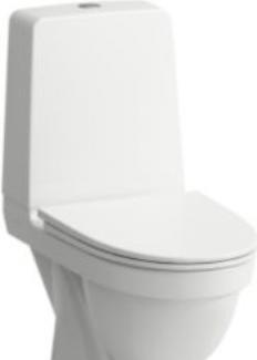 Produktbild Laufen Kompas skruemonteret toilet med skjult S-lås og åben skyllekant samt Clean Coat belaegning