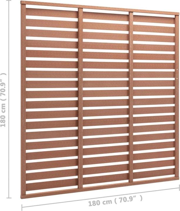 Image du produit vidaXL Lamellenzaun