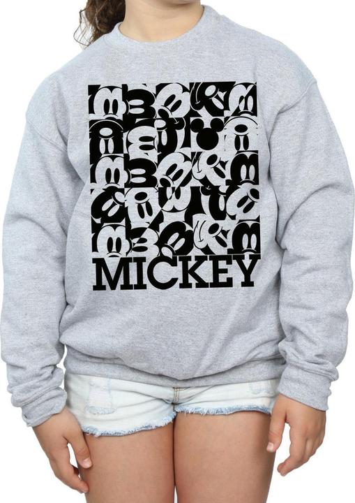 Produktbild Disney Mickey Mouse Grid Sweatshirt Mädchen (152, 158)