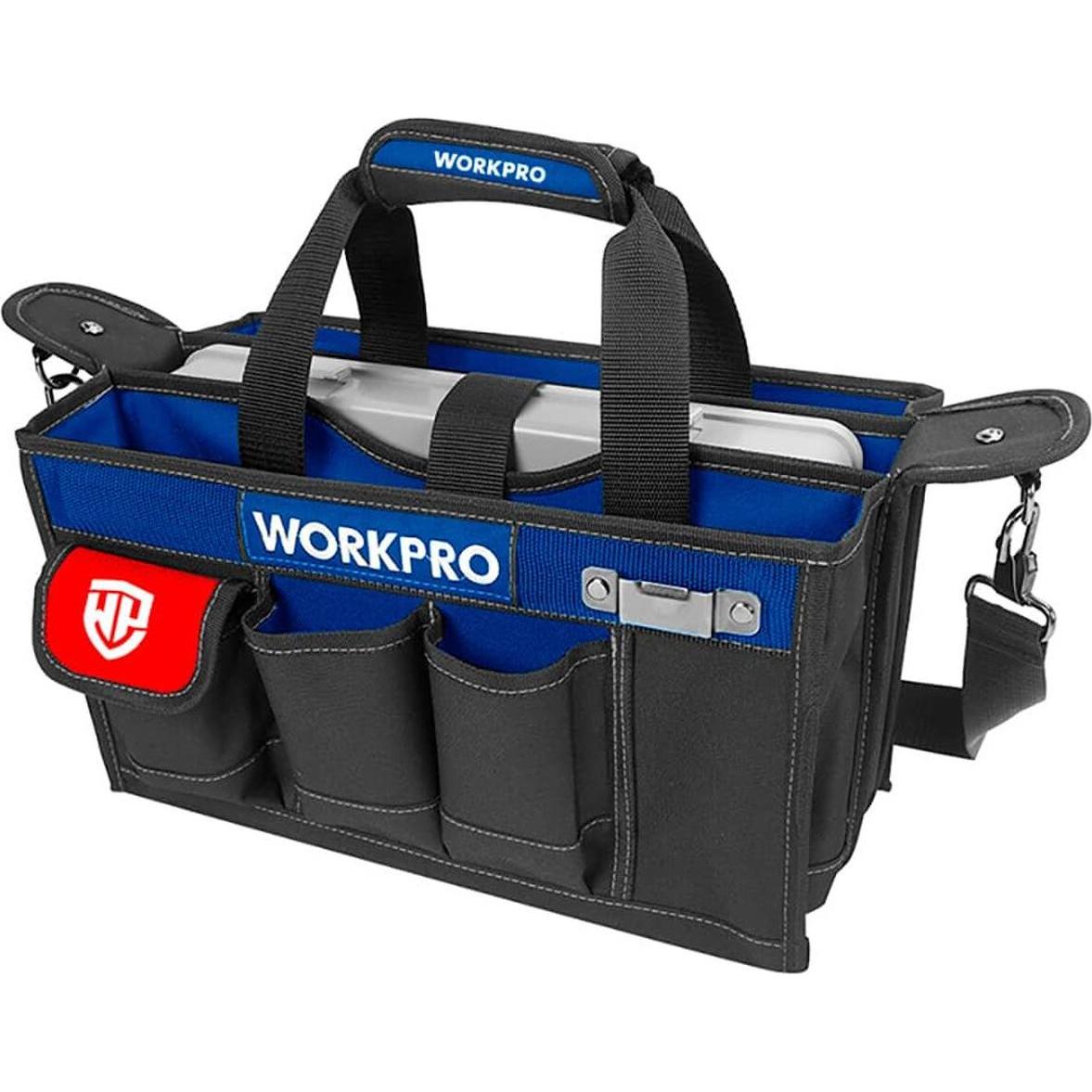 Workpro, Cassetta degli attrezzi, Werkzeugtasche 39 x 22 x 29 cm Stoff 28 L