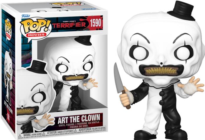 Actual product image Funko Terrifier POP! movies vinyl figurine Art the Clown 9 cm