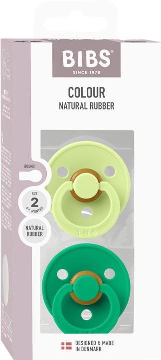 Produktbild Bibs - Pacifier Colour 2 Pack - Matcha/Cactus - Size 2 (2x, 6 - 12 Monate)