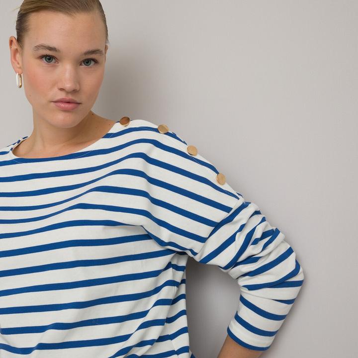Produktbild La Redoute Collections Shirt im ikonischen Matrosenstil (L)