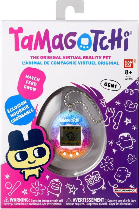 Actual product image Bandai Tamagotchi - Rainbow (German, French, Italian, English)