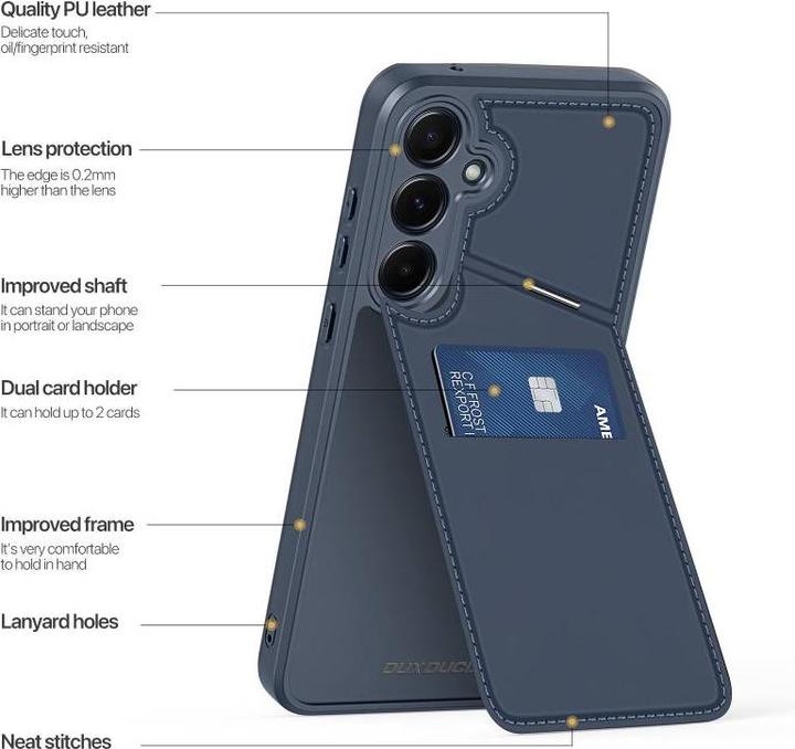 Actual product image Dux Ducis Rafi II Series PC and TPU hard case cover (Samsung Galaxy A35)
