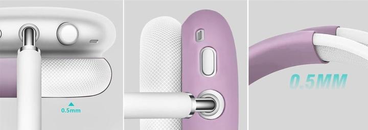 Image du produit Screenguard Etui en silicone liquide 3-en-1 Set Purpy (Sac pour écouteurs)