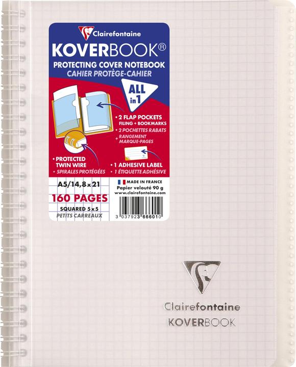 Produktbild Clairefontaine Koverbook (A5, Kariert)