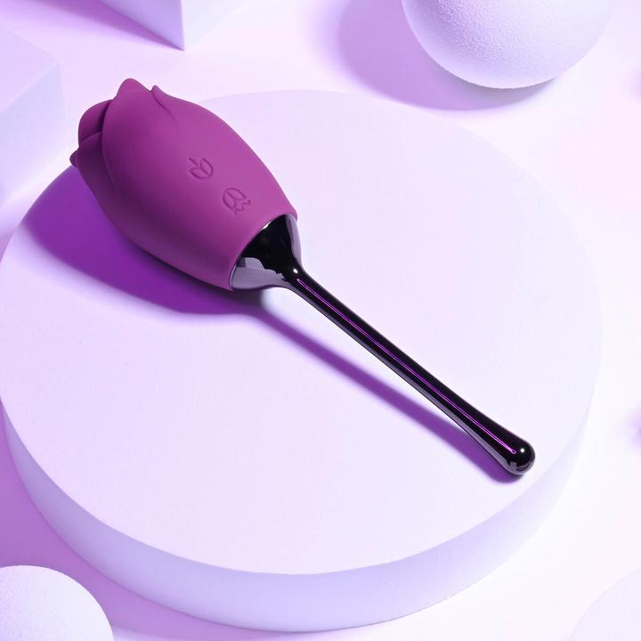 Actual product image Evolved Petal Vibrator Lila/Schwarz
