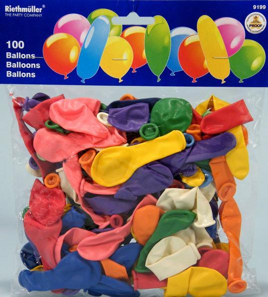 Actual product image Riethmüller Balloons assorted (10x)