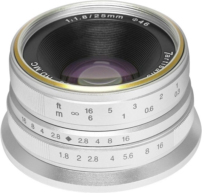 Actual product image 7artisans 25mm F1.8 Sony E (Sony E, APS-C / DX)