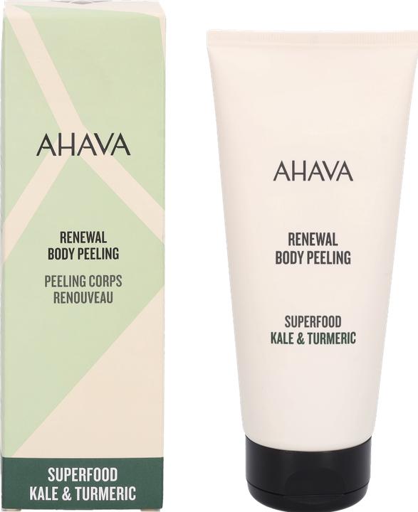 Produktbild Ahava Superfood Renewal Body Peeling "Kale & Turmeric" - Revitalisierendes Körperpeeling (200 ml)