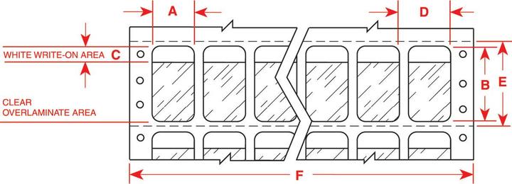 Image du produit Brady DaTab Dot Matrix imprimable
